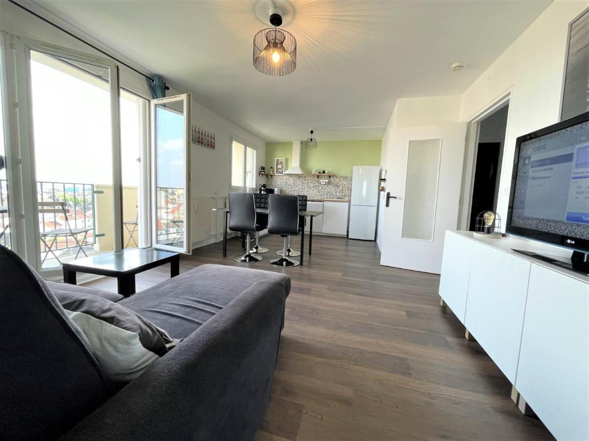 Brossolette Appartement T2 Spacieux Et Lumineux Balcon Vue Degagee Reims Exterior foto
