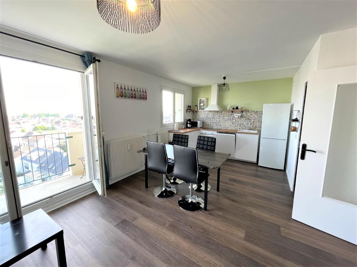 Brossolette Appartement T2 Spacieux Et Lumineux Balcon Vue Degagee Reims Exterior foto